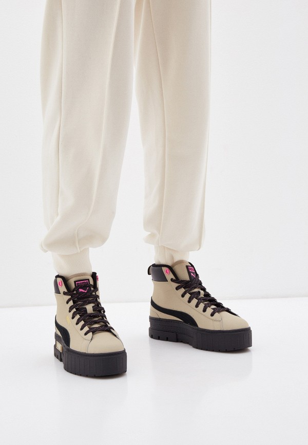 Кеды PUMA Mayze Mid WTR Wn's, цвет: бежевый, RTLABA442301 — купить в  интернет-магазине Lamoda