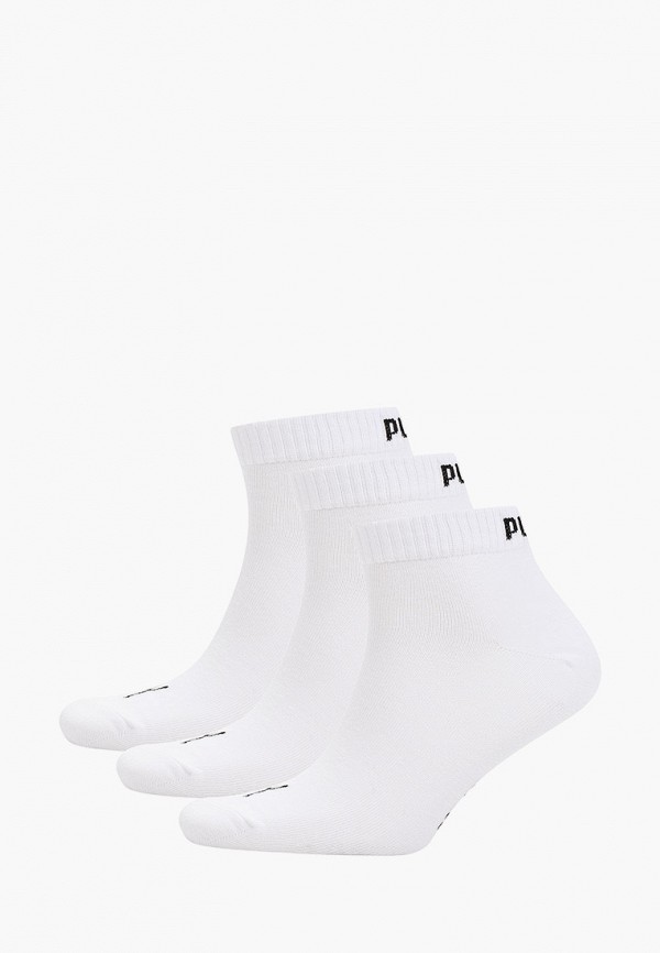 PUMA Носки 3 пары - UNISEX QUARTER PLAIN 3P - фото 1
