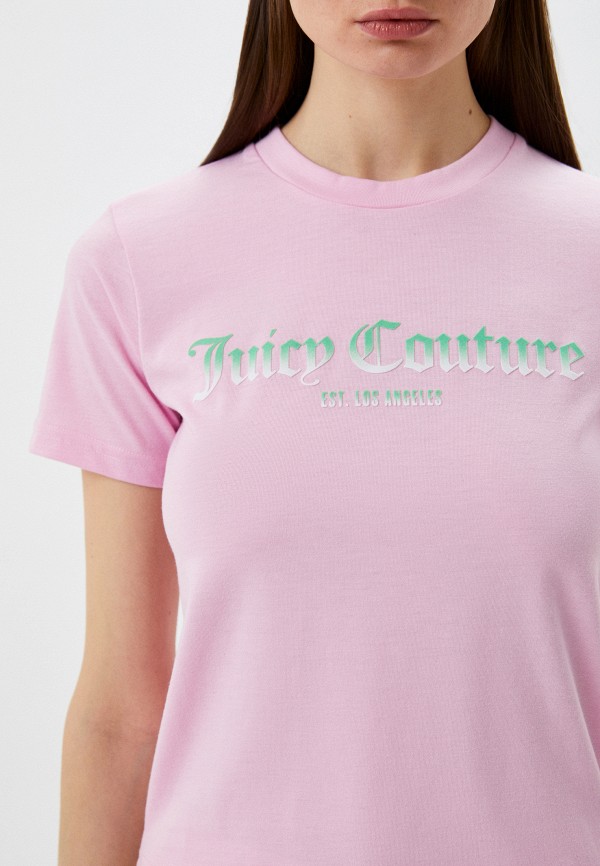 Футболка Juicy Couture, цвет: розовый, RTLABA455601 — купить в интернет ...