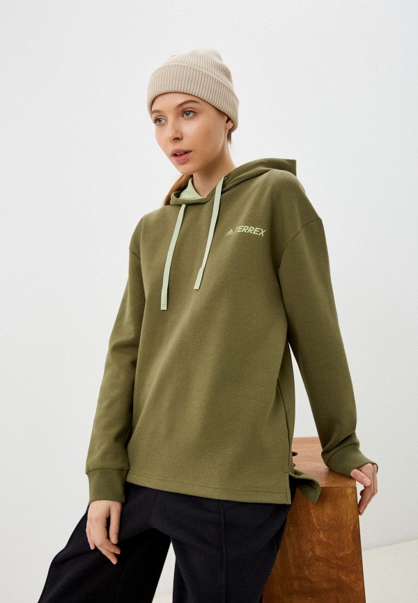 adidas Худи - W TX LOGO HOODY - фото 1