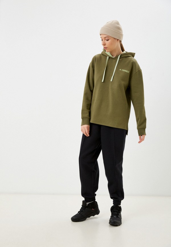 adidas Худи - W TX LOGO HOODY - фото 2