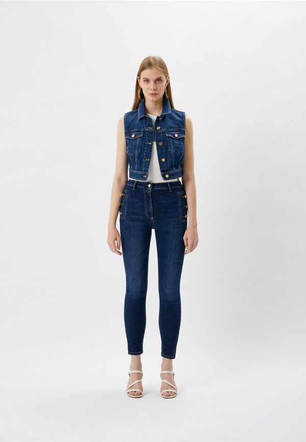 Elisabetta Franchi Жилет джинсовый - фото 2