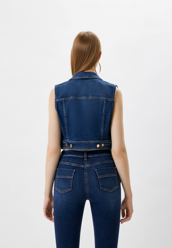 Elisabetta Franchi Жилет джинсовый - фото 3