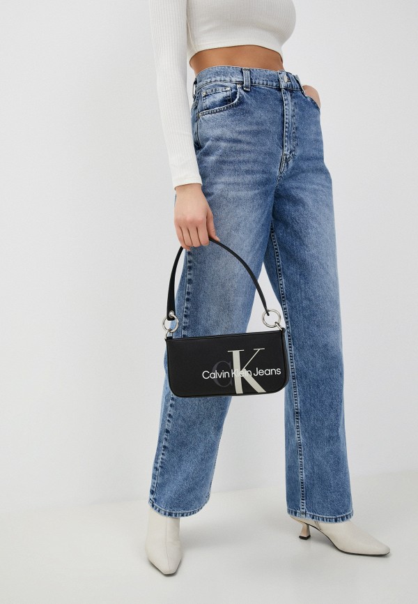 Calvin klein black 2024 and white bag