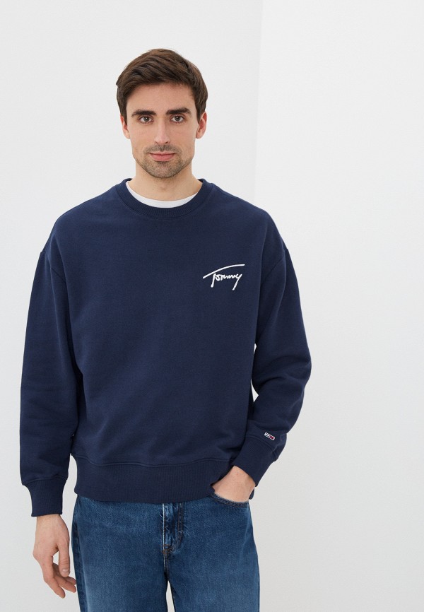 Свитшот Tommy Jeans, цвет: синий, RTLABB564101 — купить в интернет ...