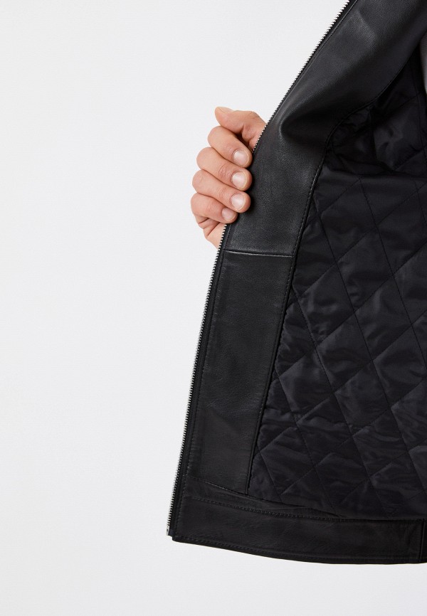 Куртка кожаная Calvin Klein, цвет: черный, RTLABB590801 — купить в ...
