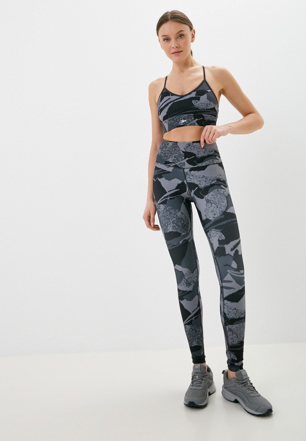 Тайтсы Reebok WOR AOP TIGHT, цвет: серый, RTLABB657501 — купить в ...