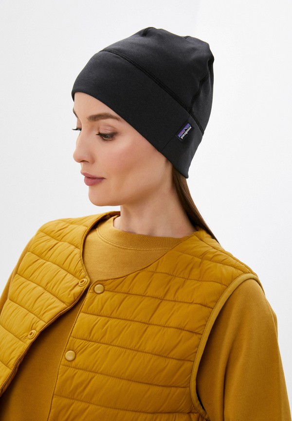 Шапка Patagonia R1 Daily Beanie, цвет: черный, RTLABB938201 — купить в ...