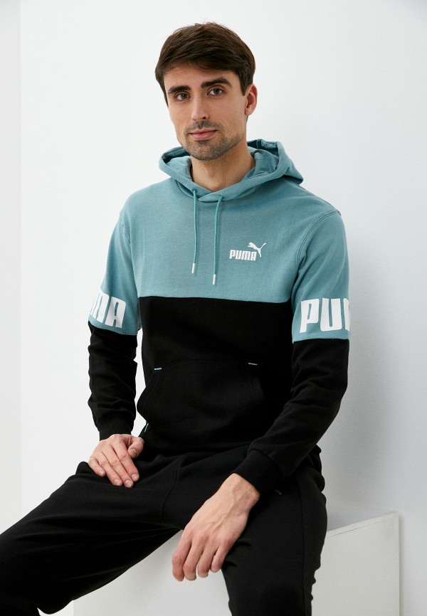 Puma full sleeve colorblock men's sweatshirt sale