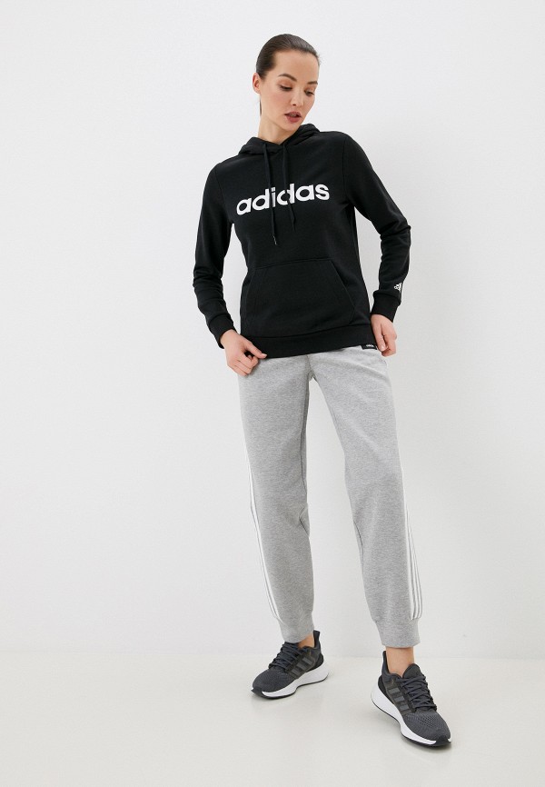 Брюки спортивные adidas W FI 3S REG PNT, цвет: серый, RTLABC922701 — купитьв интернет-магазине Lamoda