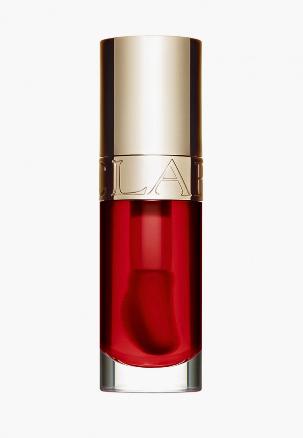 Масло для губ Clarins питательное, с эффектом объема и зеркальным ...
