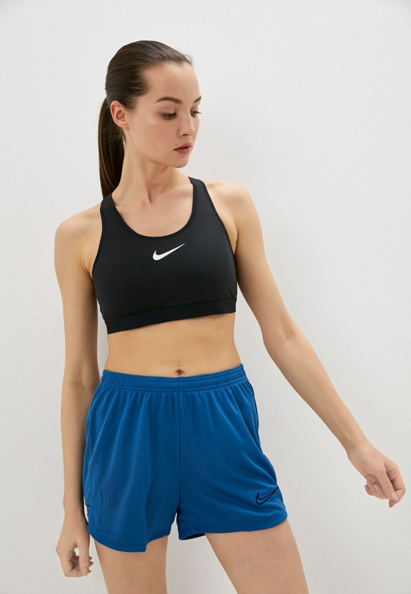Топ спортивный Nike W NK DF SWSH HS BRA, цвет: черный, RTLABD291001 —  купить в интернет-магазине Lamoda