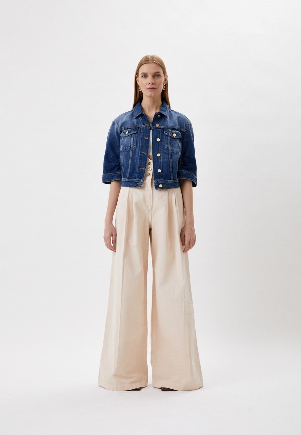 Elisabetta Franchi Куртка джинсовая - BJ09D21E2 - фото 2