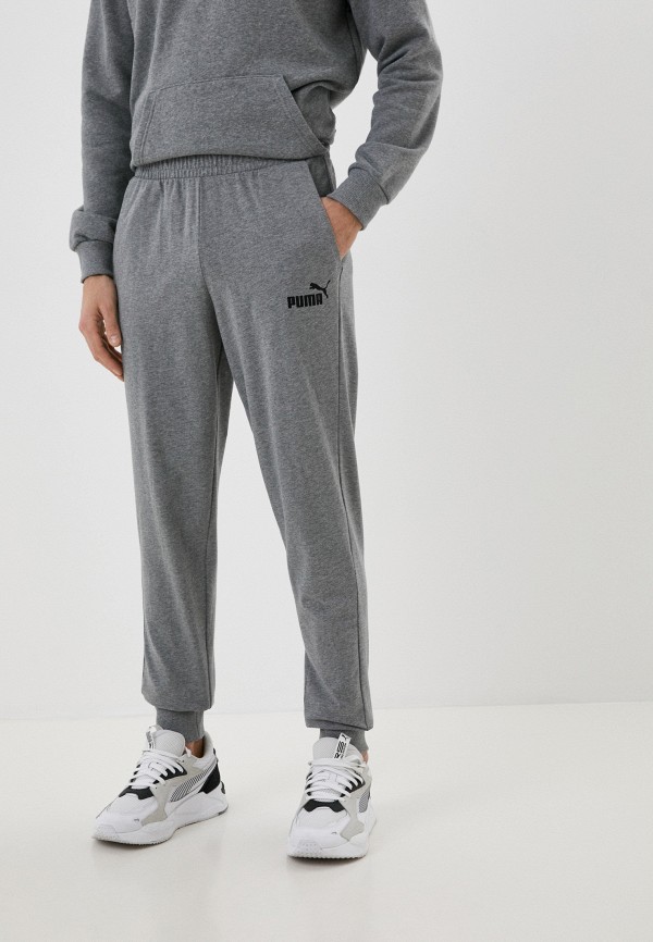Брюки спортивные PUMA ESS Jersey Pants cl, цвет: серый, RTLABD430502 —  купить в интернет-магазине Lamoda