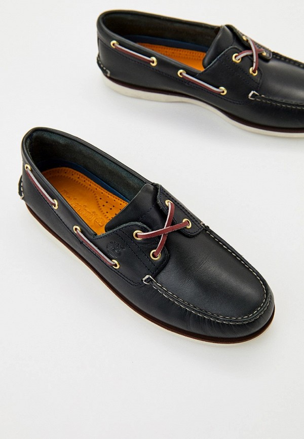 Timberland Топсайдеры - MEN'S 2 EYE BOAT SHOE BLUE - фото 2