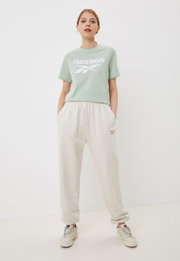 Reebok Брюки спортивные - CL PF SM LOGO FT PANT - фото 2