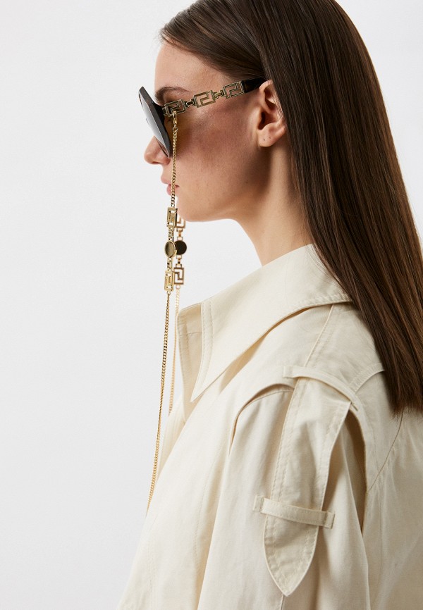 Versace Очки солнцезащитные и цепочка - VE4395 534673 - фото 6