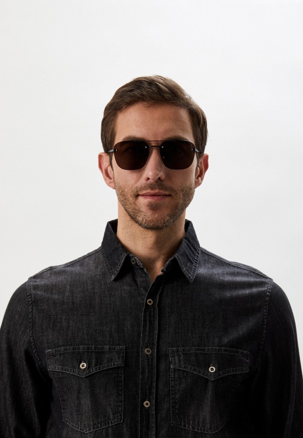 Saint Laurent Очки солнцезащитные - SL 309 RIMLESS 001 - фото 5