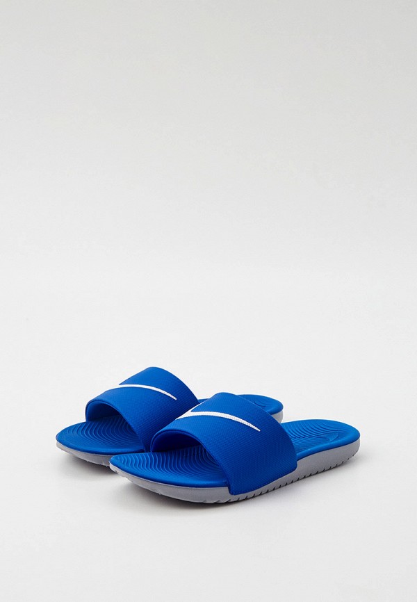 Сланцы Nike Boys' Kawa (GS) Slide, цвет: синий, RTLABF335102 — купить в ...