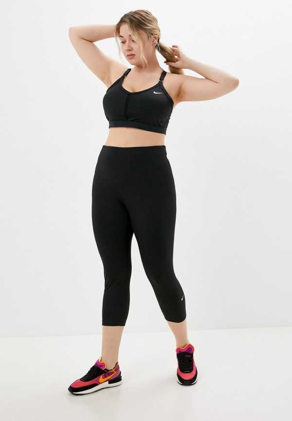 Nike Тайтсы - W NK ONE DF HR CROP TGHT PLUS - фото 2