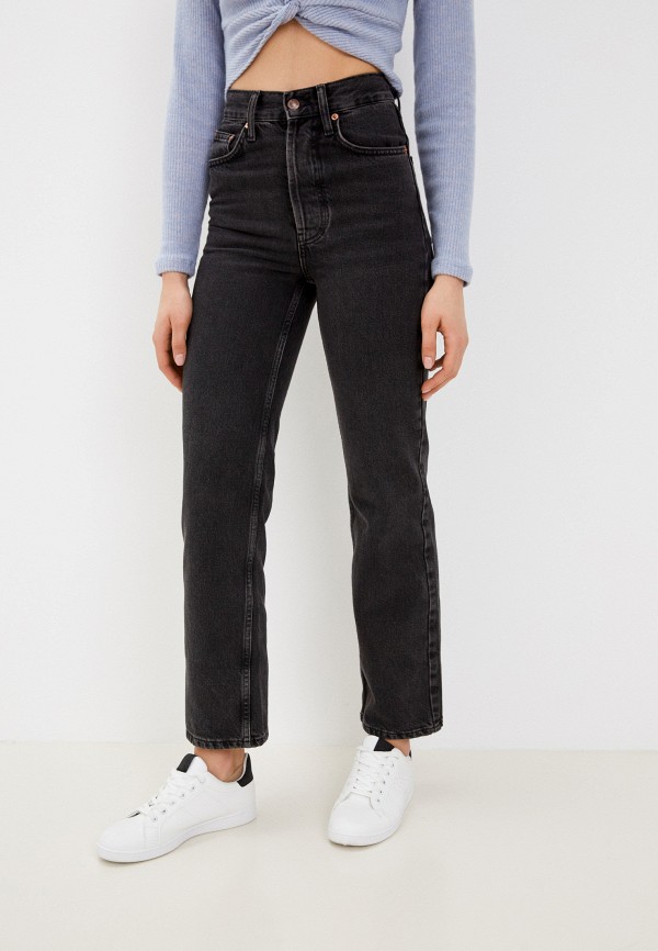 Джинсы Topshop Kort jeans, цвет: черный 