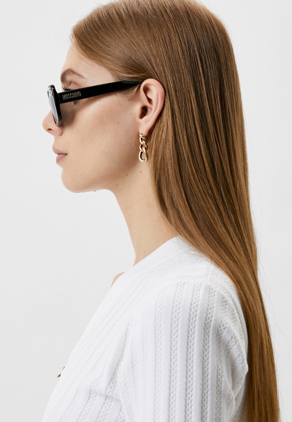 Очки солнцезащитные Moschino MOS107/S 807, цвет: черный, RTLABF661401 ...