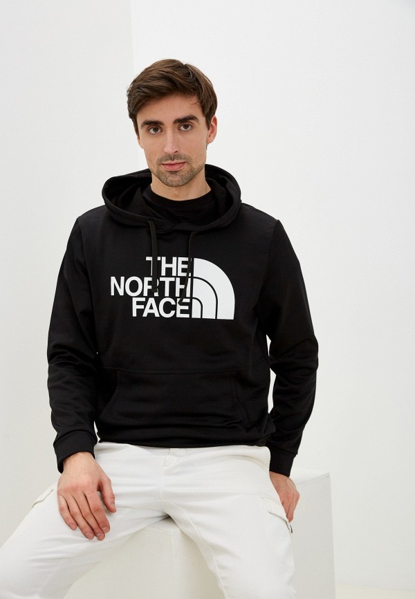 Худи The North Face M EXPLORATION FLEECE PULLOVER HOODIE, цвет: черный,  RTLABF666201 — купить в интернет-магазине Lamoda