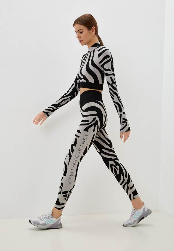 adidas by Stella McCartney Лонгслив спортивный - ASMC AOK CROP L - фото 2