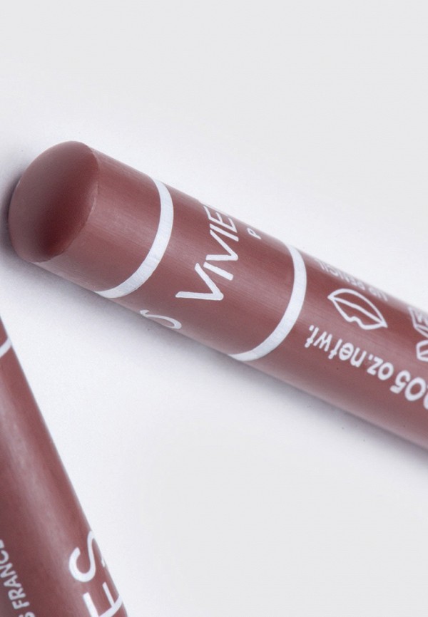 Vivienne Sabo Карандаш для губ классический - JOLIES LEVRES Lip Pensil, стойкий, тон 102 бежевый, 1.4 г - фото 3