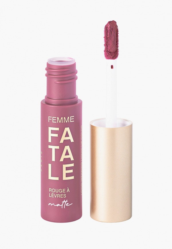 Vivienne Sabo Помада жидкая - FEMME FATALE стойкая матовая, тон 07 сливовый, 3 мл - фото 1