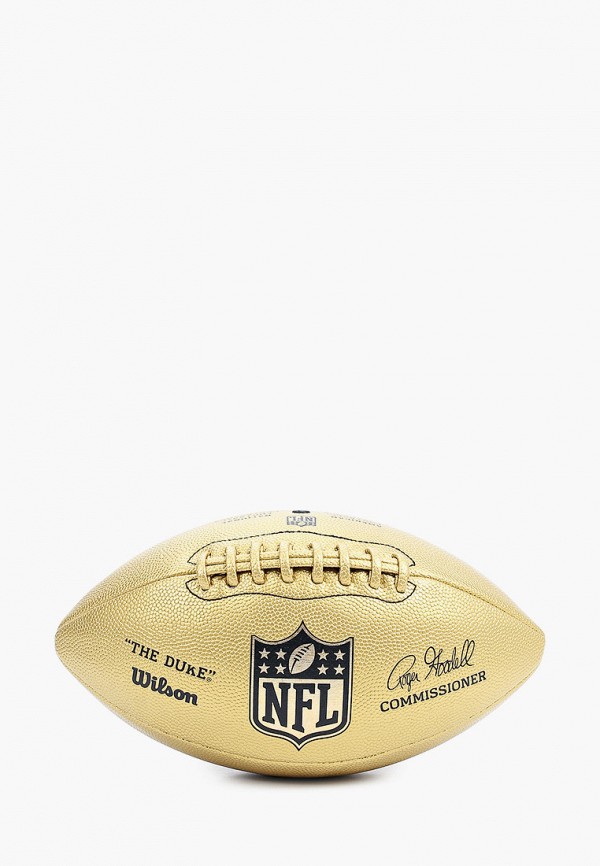 Wilson Мяч для американского футбола - AF NFL DUKE METALLIC EDITION - GOLD - фото 1