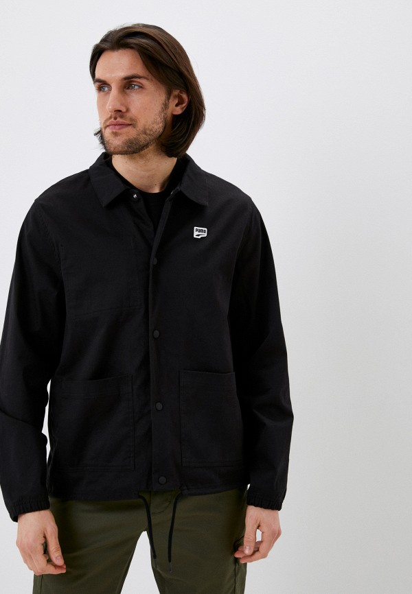 Куртка PUMA Downtown Coach Jacket, цвет: черный, RTLABG254801 — купить в  интернет-магазине Lamoda