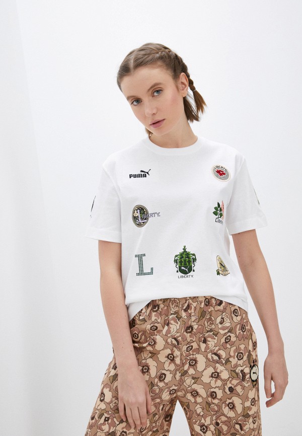 PUMA Футболка - x LIBERTY Badge Tee - фото 1