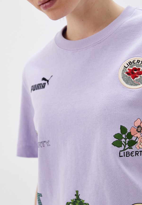 PUMA Футболка - x LIBERTY Badge Tee - фото 4
