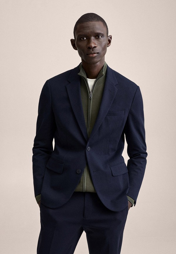 Пиджак Mango Man FABRE, цвет: синий, RTLABG506401 — купить в интернет ...