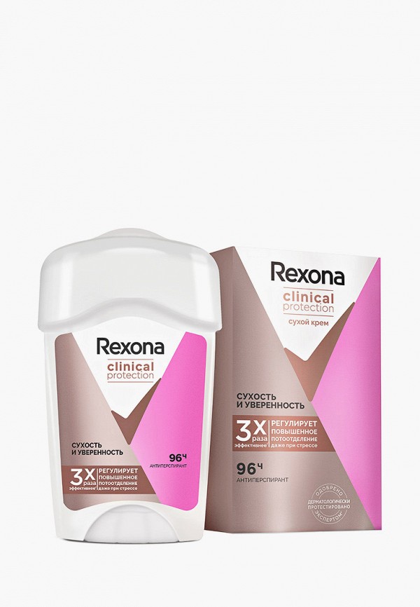 Rexona Дезодорант-крем - CLINICAL PROTECTION Део-крем Сухость и уверенность, 45 мл - фото 1