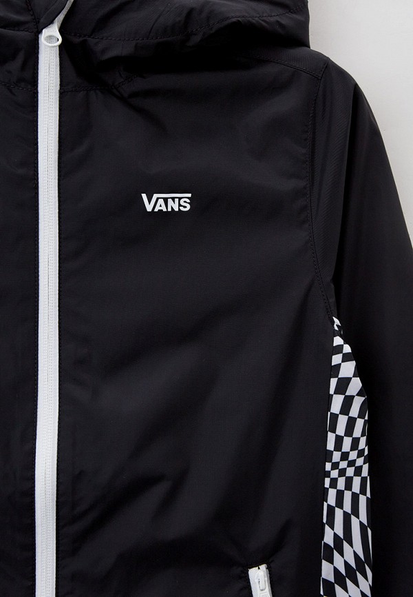 Ветровка Vans BY WARP CHECK WINDBR BLACK, цвет: черный, RTLABH069601 ...