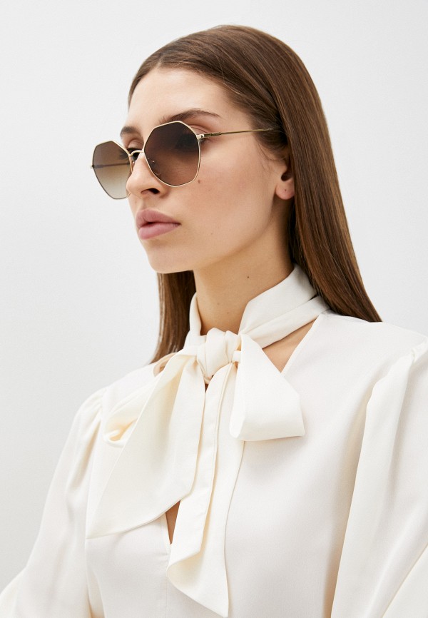 Очки солнцезащитные Vogue® Eyewear VO4180S 848/13, цвет: золотой ...