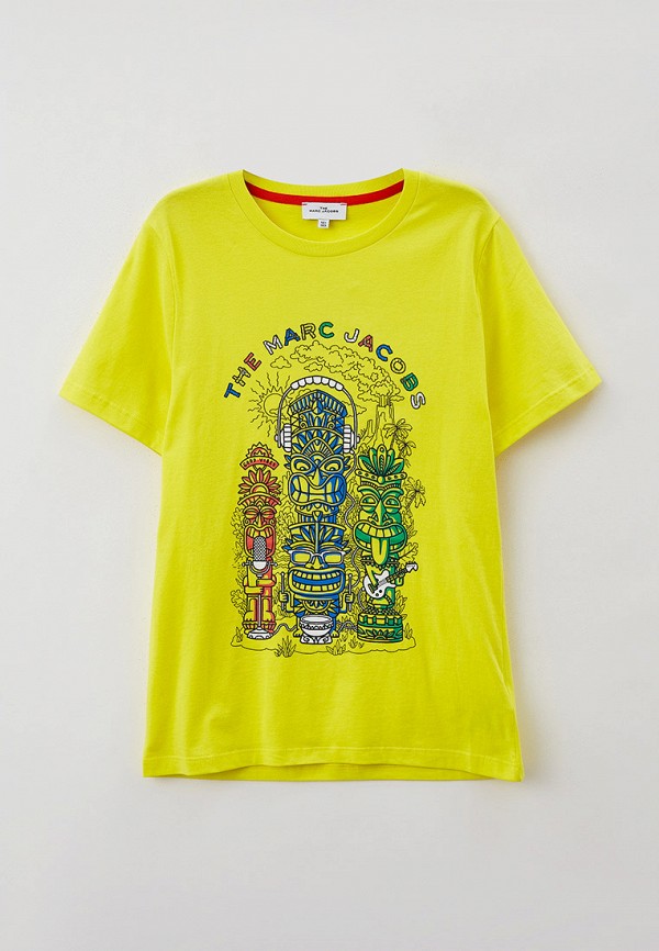 Футболка Marc Jacobs, цвет: желтый, RTLABH995501 — купить в интернет ...