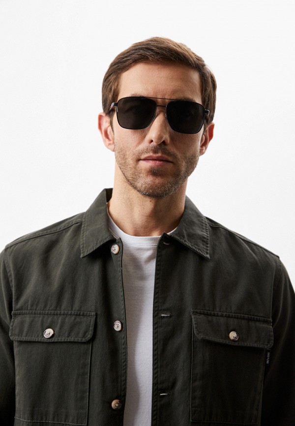 Очки солнцезащитные Polo Ralph Lauren PH3137 926787, цвет: черный ...