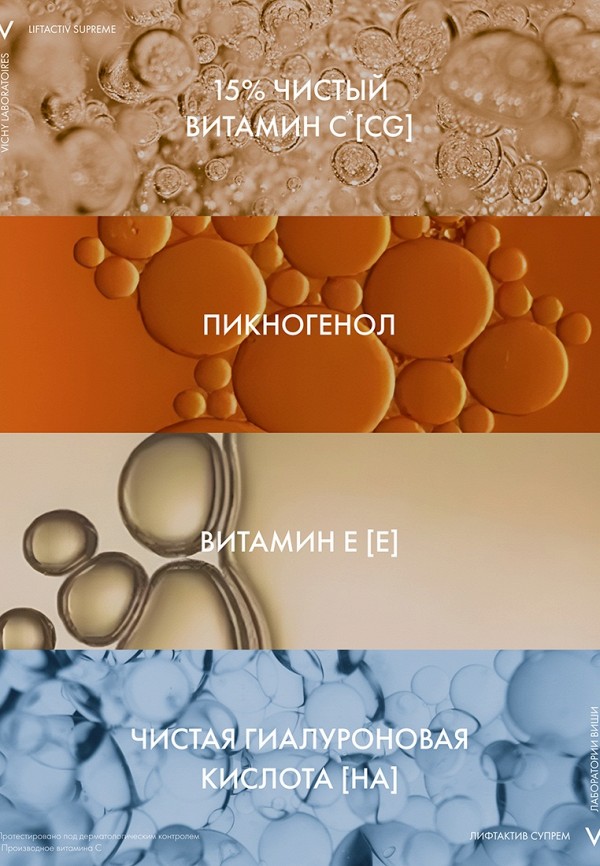 Vichy Сыворотка для лица - концентрированная, против морщин и для сияния кожи - фото 2