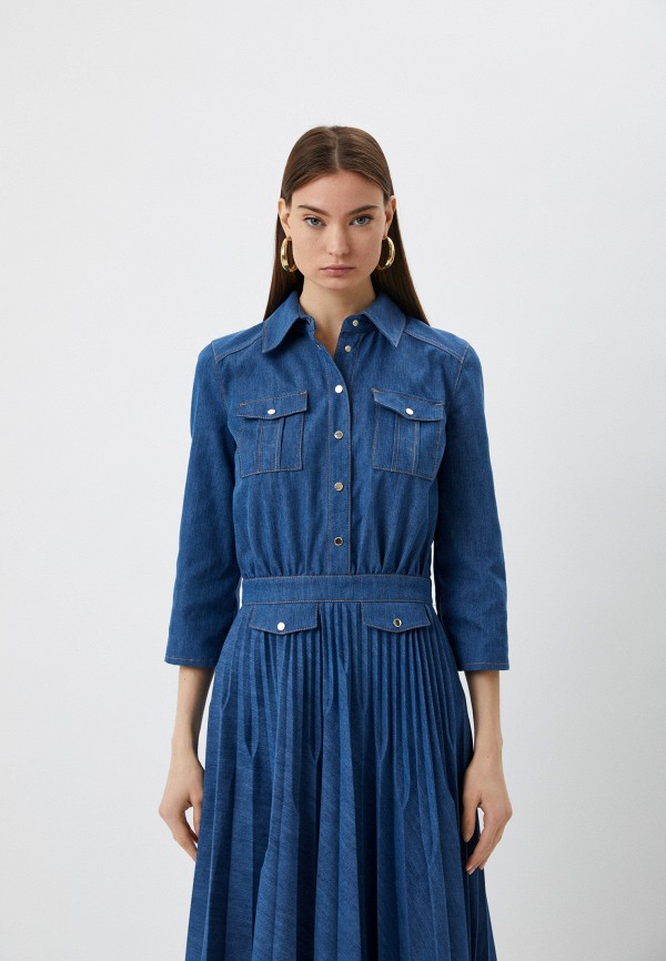 Elisabetta Franchi Платье джинсовое - AJ24S21E2 - фото 2