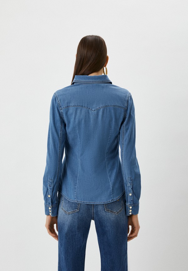 Elisabetta Franchi Рубашка джинсовая - CJ15S21E2 - фото 3