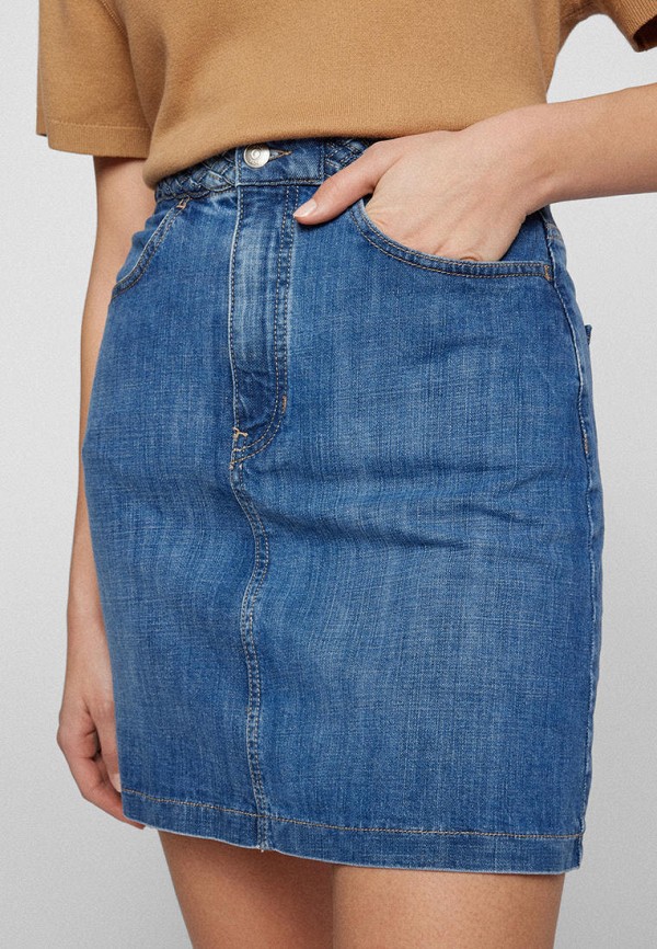 Boss Юбка джинсовая - DENIM SKIRT 9.0 - фото 4