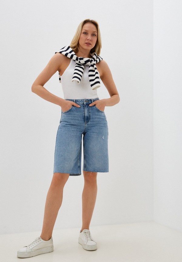United Colors of Benetton Шорты джинсовые - фото 2