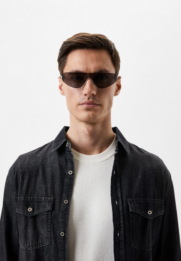 MCQ ALEXANDER MCQUEEN MQ0221S-001 Sunglasses Alexander McQueen Grey Browline Ladies Sunglasses MQ0221S 001 99 main image 4