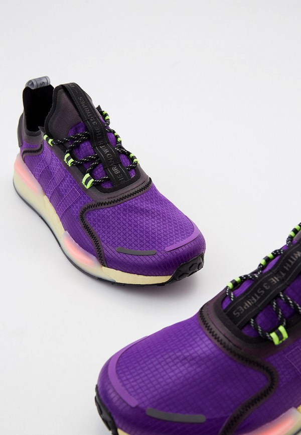 Nmd r1 sales white purple green