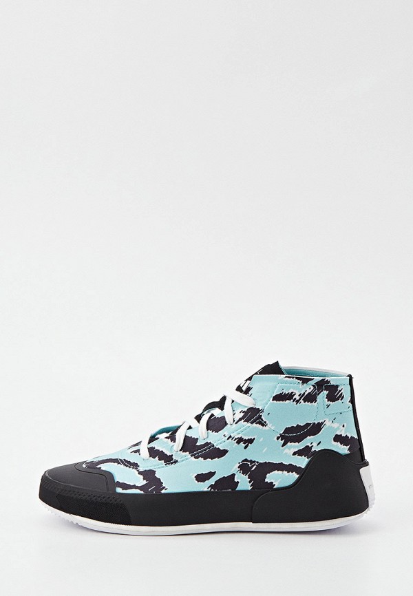 Кеды adidas by Stella McCartney ASMC TREINO MID GRAPHIC, цвет: бирюзовый,  RTLABJ149101 — купить в интернет-магазине Lamoda