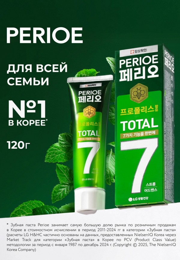 Perioe Зубная паста - со вкусом сильной мяты - фото 2