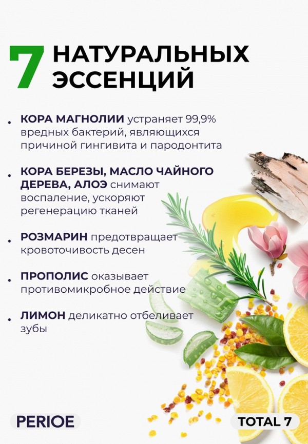 Perioe Зубная паста - со вкусом сильной мяты - фото 4